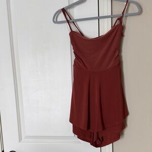 Chic Windsor Rust orange  Romper